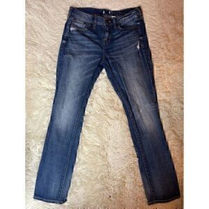 EUC J Crew Distressed Straight Leg Jeans Size 4